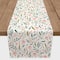 90" Pastel Floral Pattern Poly Twill Table Runner